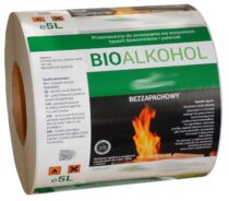 Etykiety biała folia PP